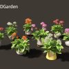 Kalanchoe blossfeldiana - Christmas 3D model - Image 2