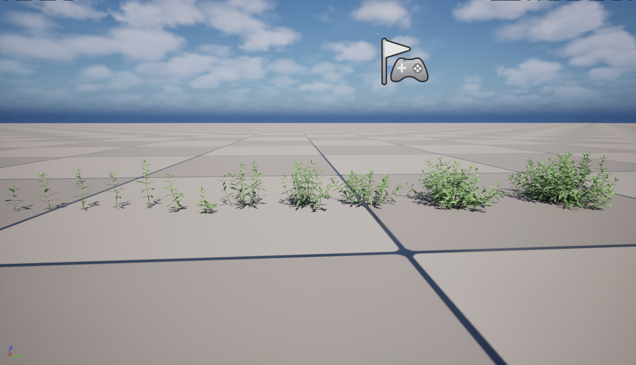 UE5 Nanite Wind Plants - Alternanthera philoxeroides - alligator weed - Image 4