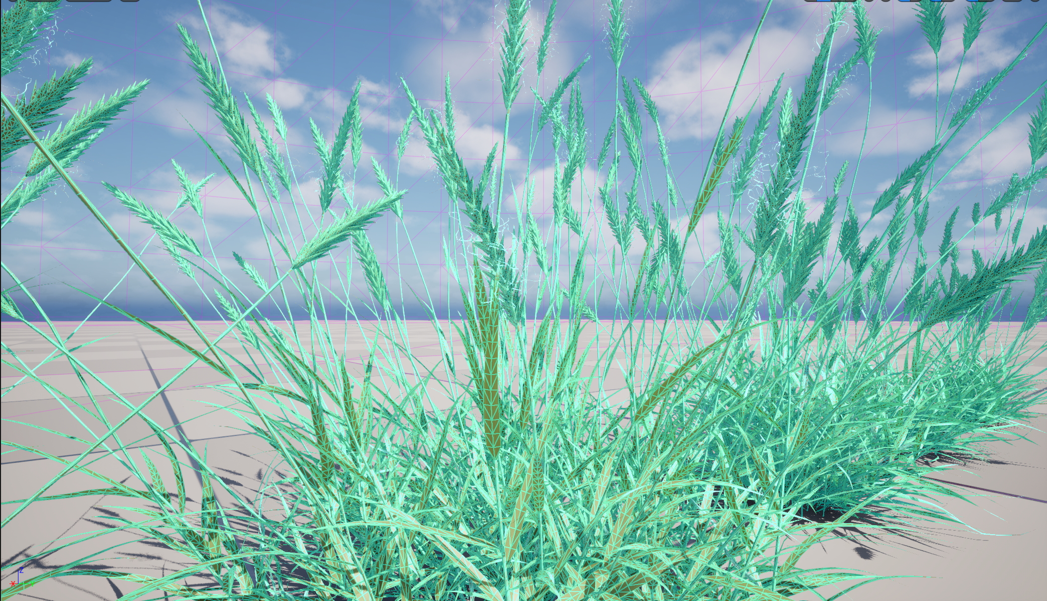UE5 Nanite Wind Plants - Anthoxanthum odoratum – Sweet vernal grass - Image 3