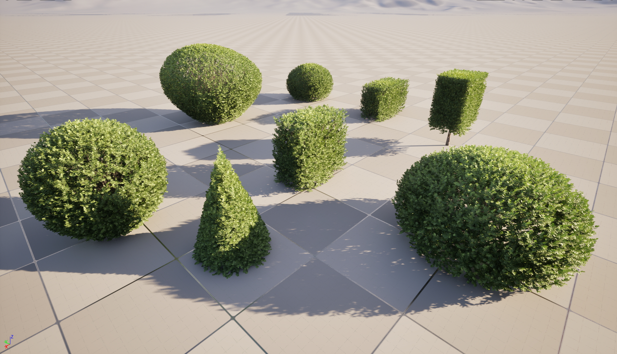 UE5 Nanite Plants - Buxus sempervirens – Common boxwood