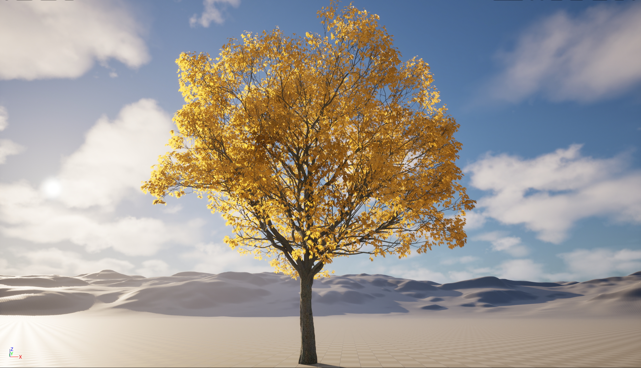 UE5 Nanite Wind Plants - Celtis australis - European nettle tree - Image 2
