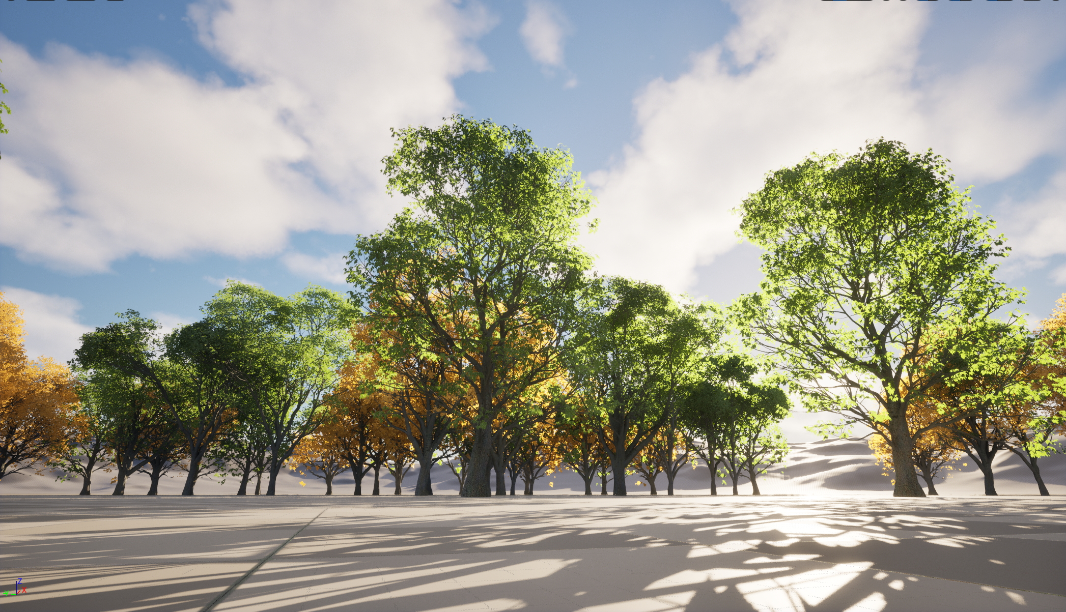 UE5 Nanite Wind Plants - Celtis australis - European nettle tree - Image 4