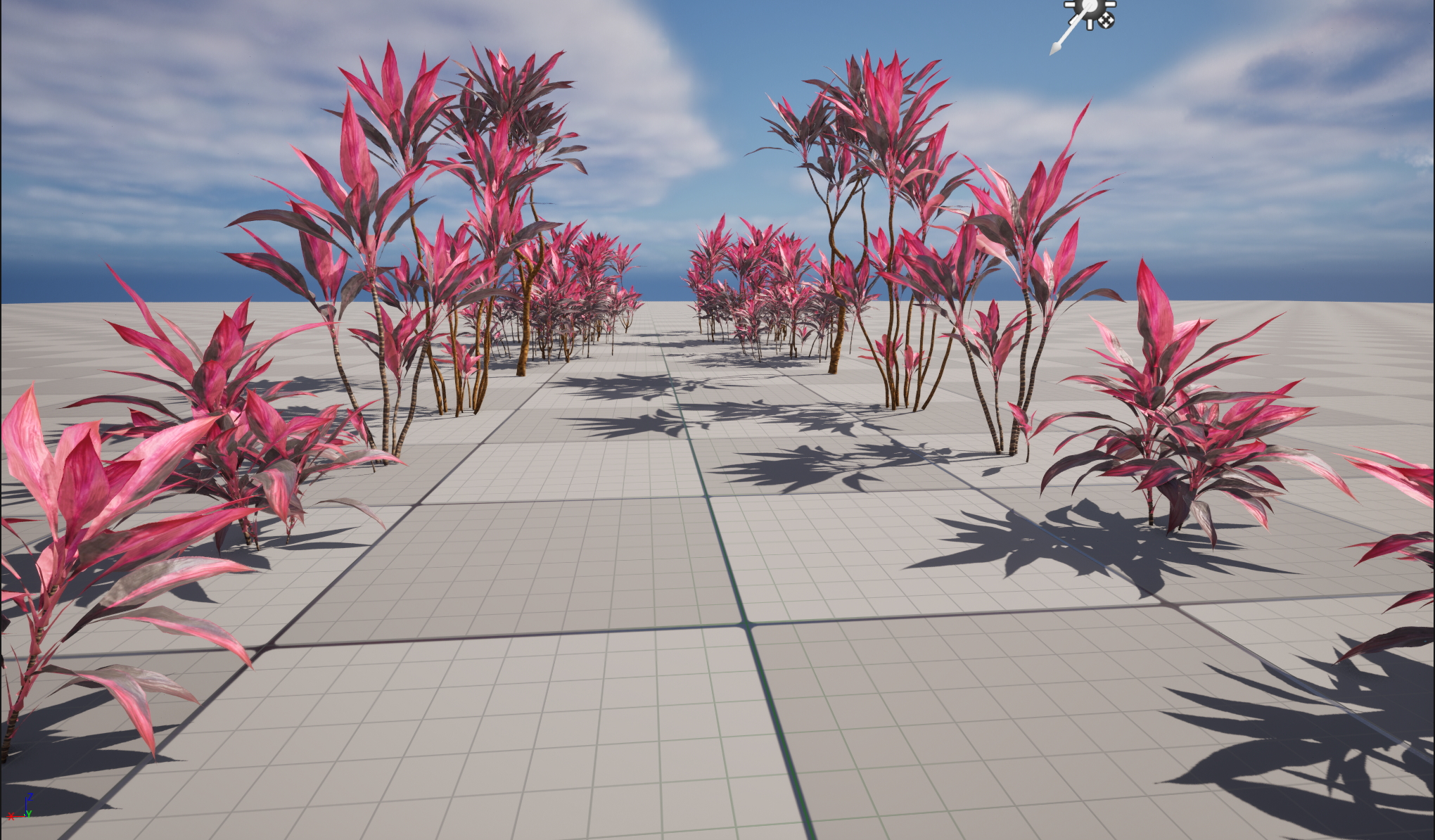 UE5 Wind Plants - Cordyline rubra - palm lily (Nanite+Masked material) - Image 4