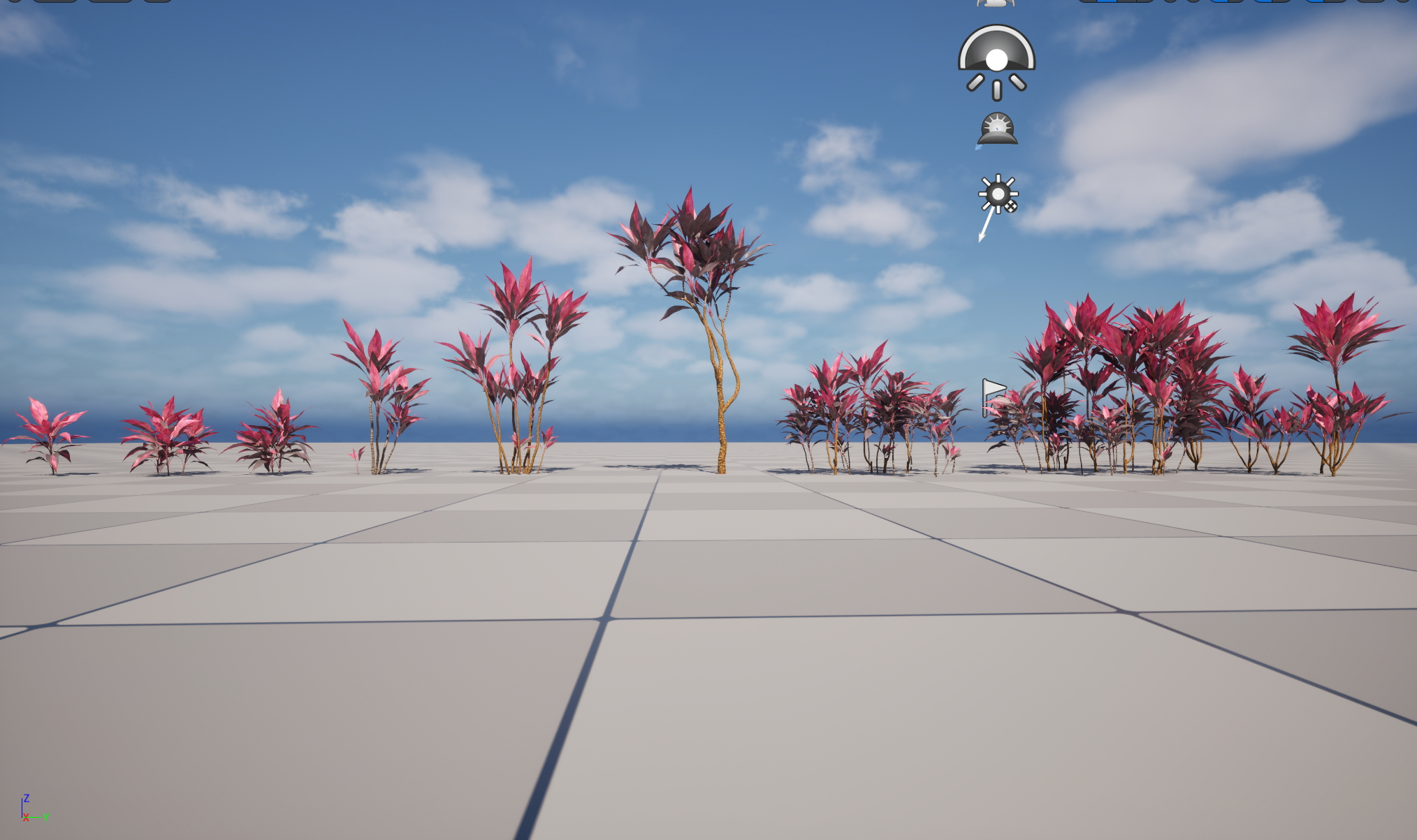 UE5 Wind Plants - Cordyline rubra - palm lily (Nanite+Masked material) - Image 10