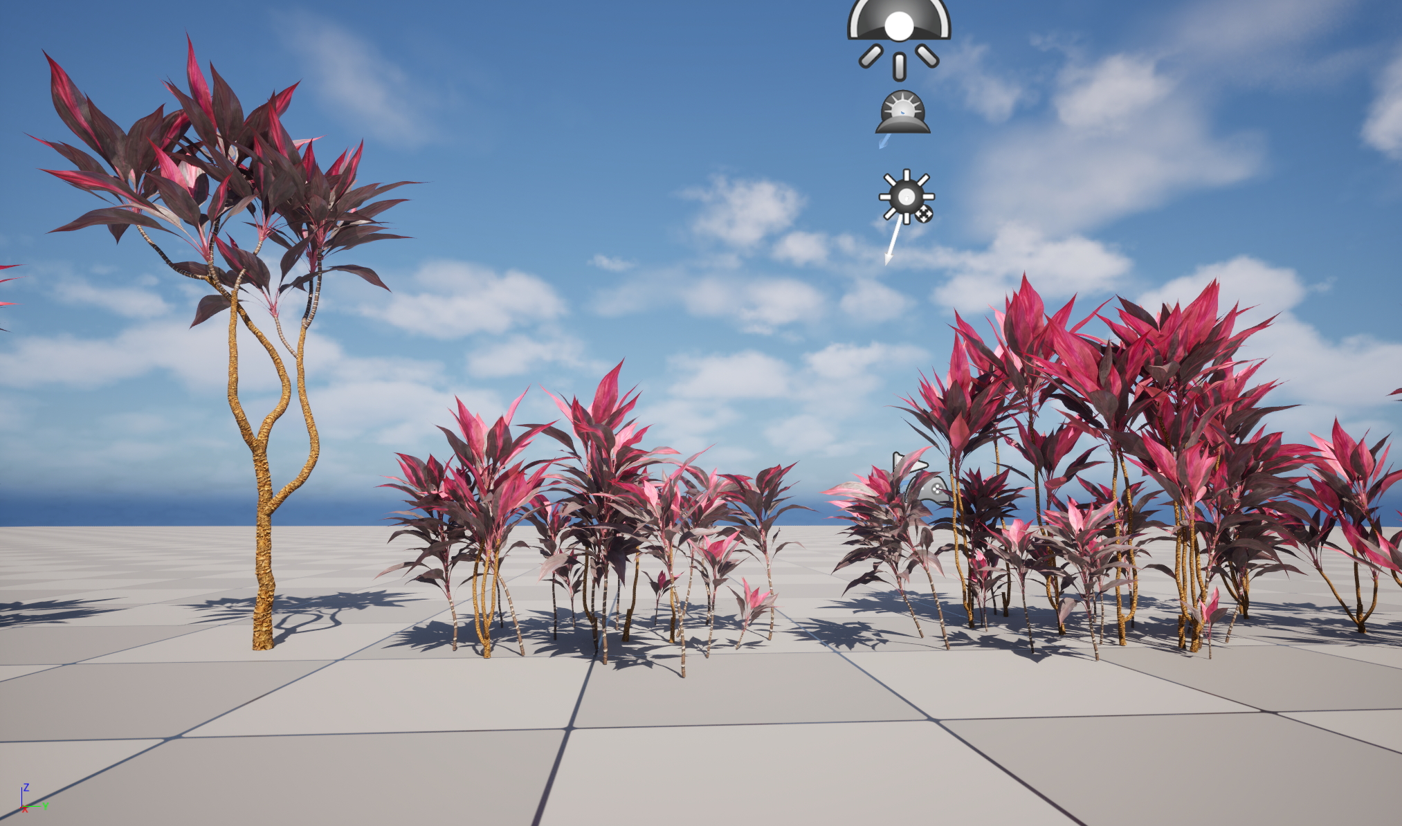 UE5 Wind Plants - Cordyline rubra - palm lily (Nanite+Masked material) - Image 8
