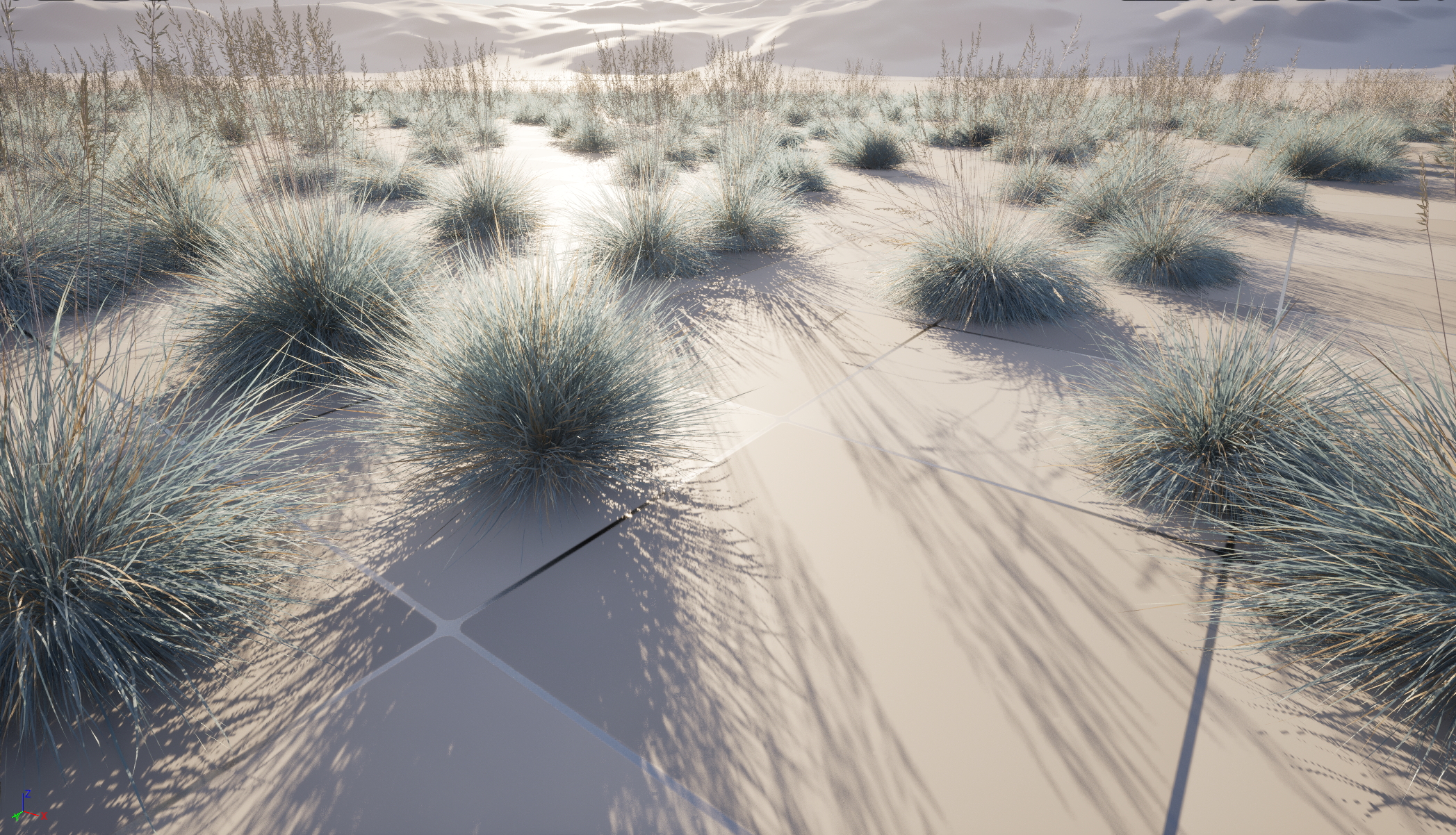 UE5 Nanite Wind Plants - Festuca glauca – Blue fescue - Image 6