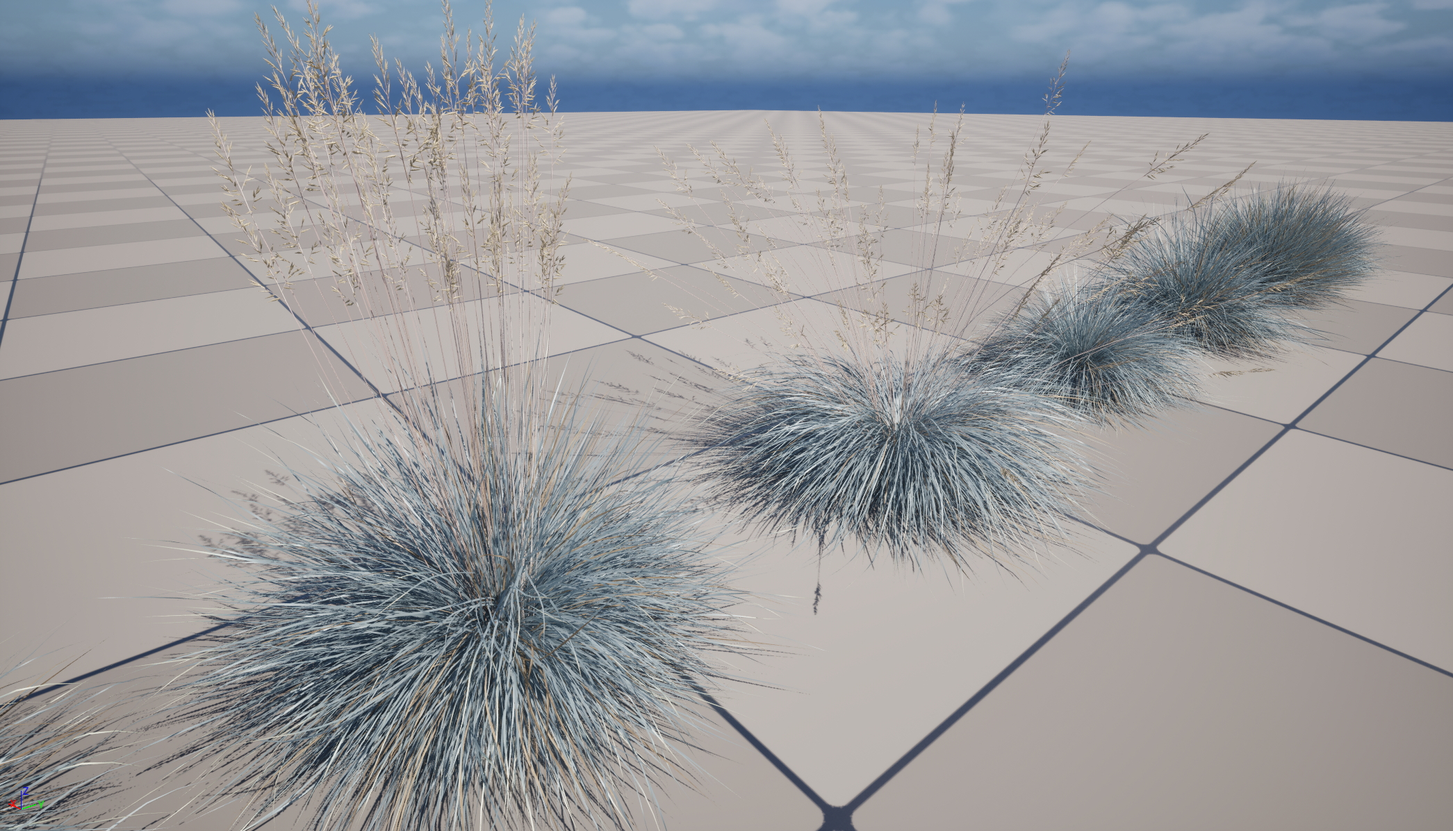 UE5 Nanite Wind Plants - Festuca glauca – Blue fescue - Image 4