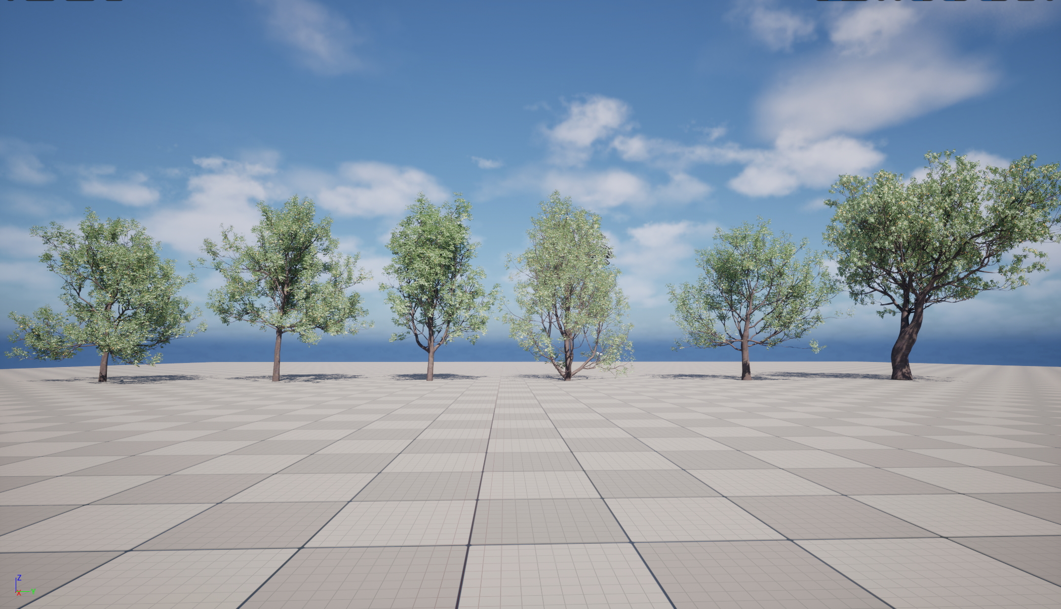 UE5 Nanite Wind Plants - Fraxinus ornus - flowering ash - Image 2
