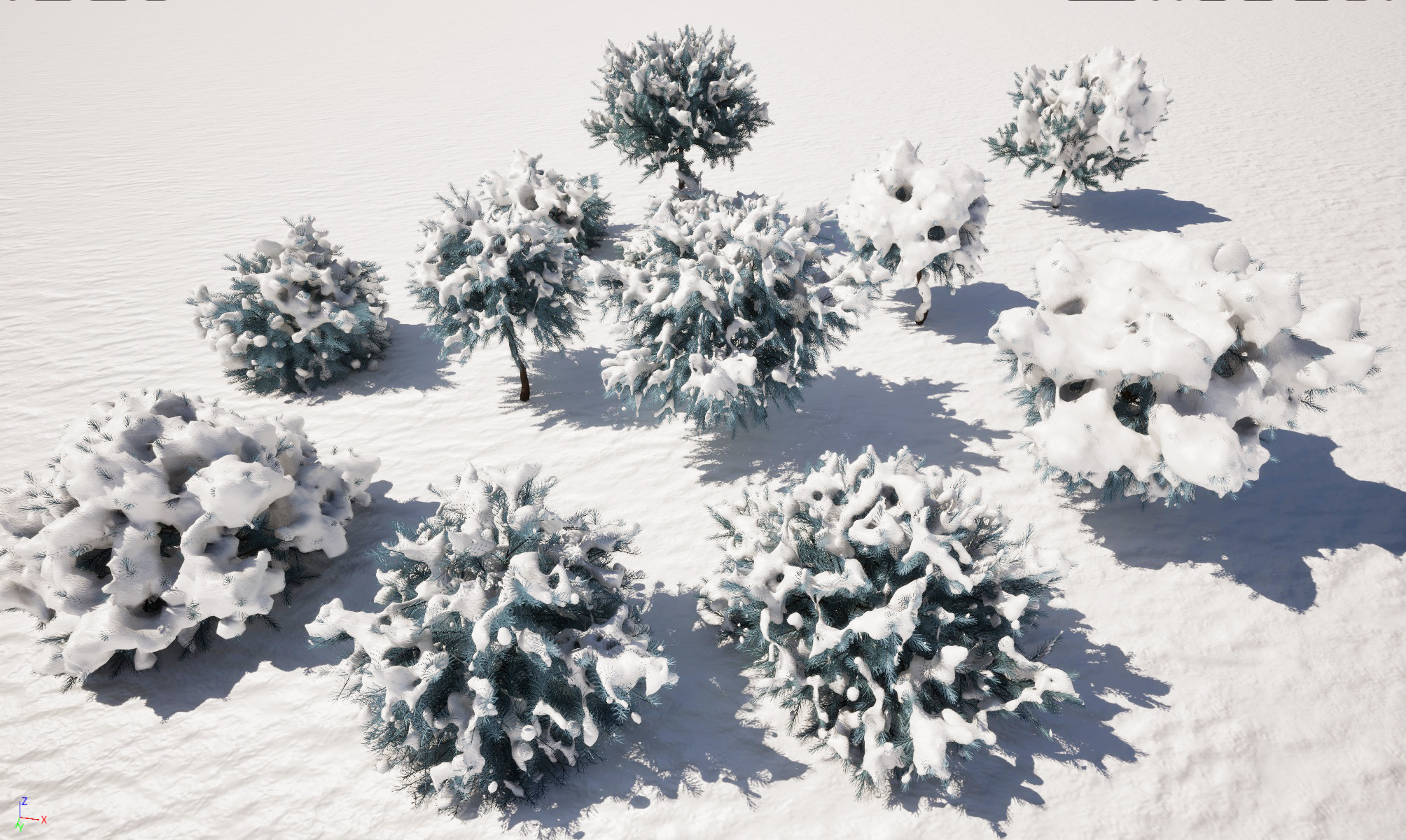 Winter Snow Forest Trees Pack 55 - Image 22