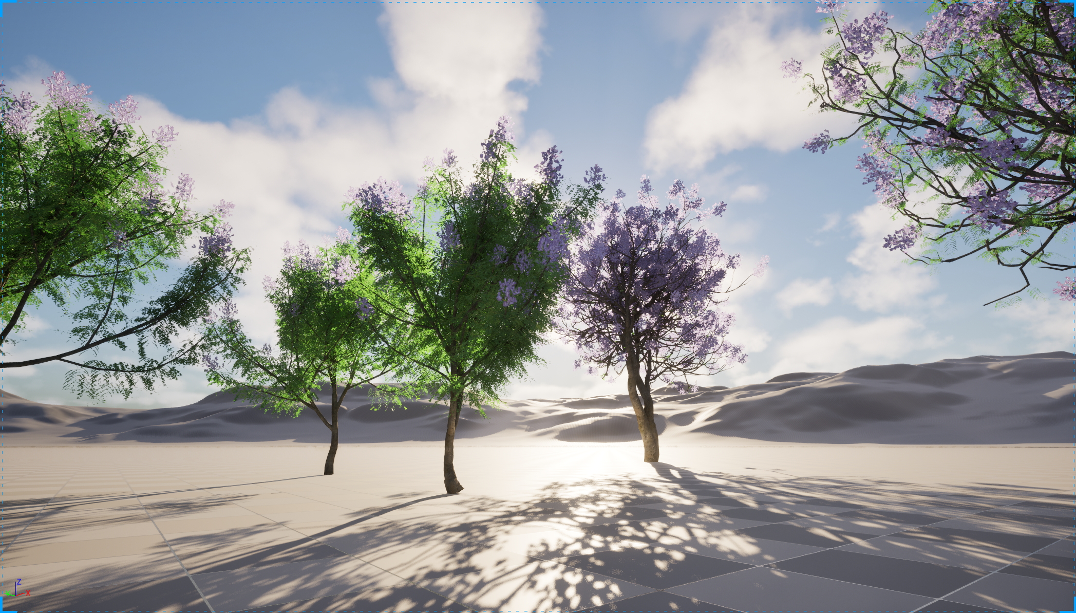 UE5 Nanite Wind Plants - Jacaranda mimosifolia - Fern Tree - Image 4