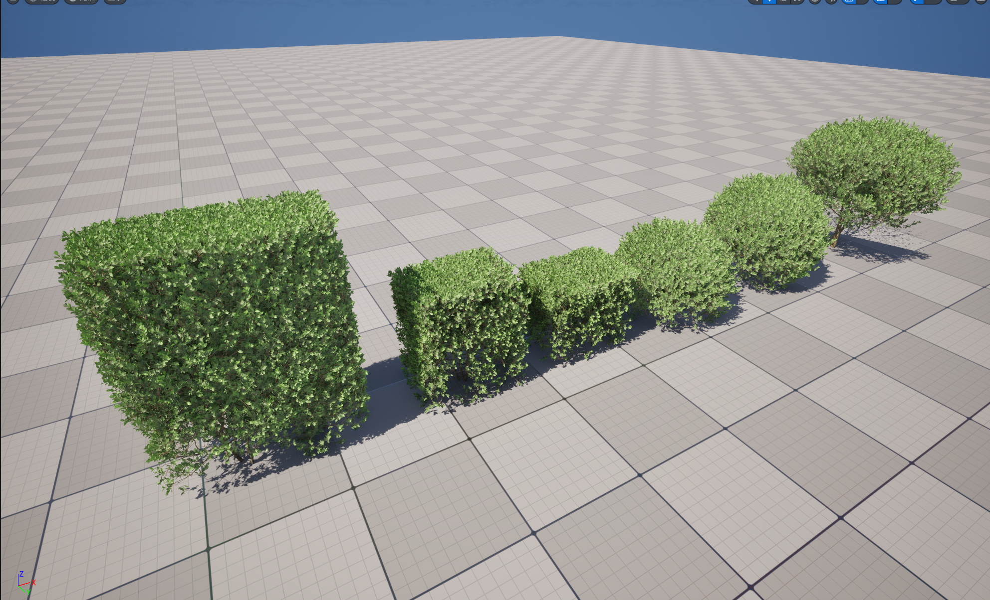 UE5 Nanite Plant Hedge - Ligustrum ovalifolium - California privet - Image 6