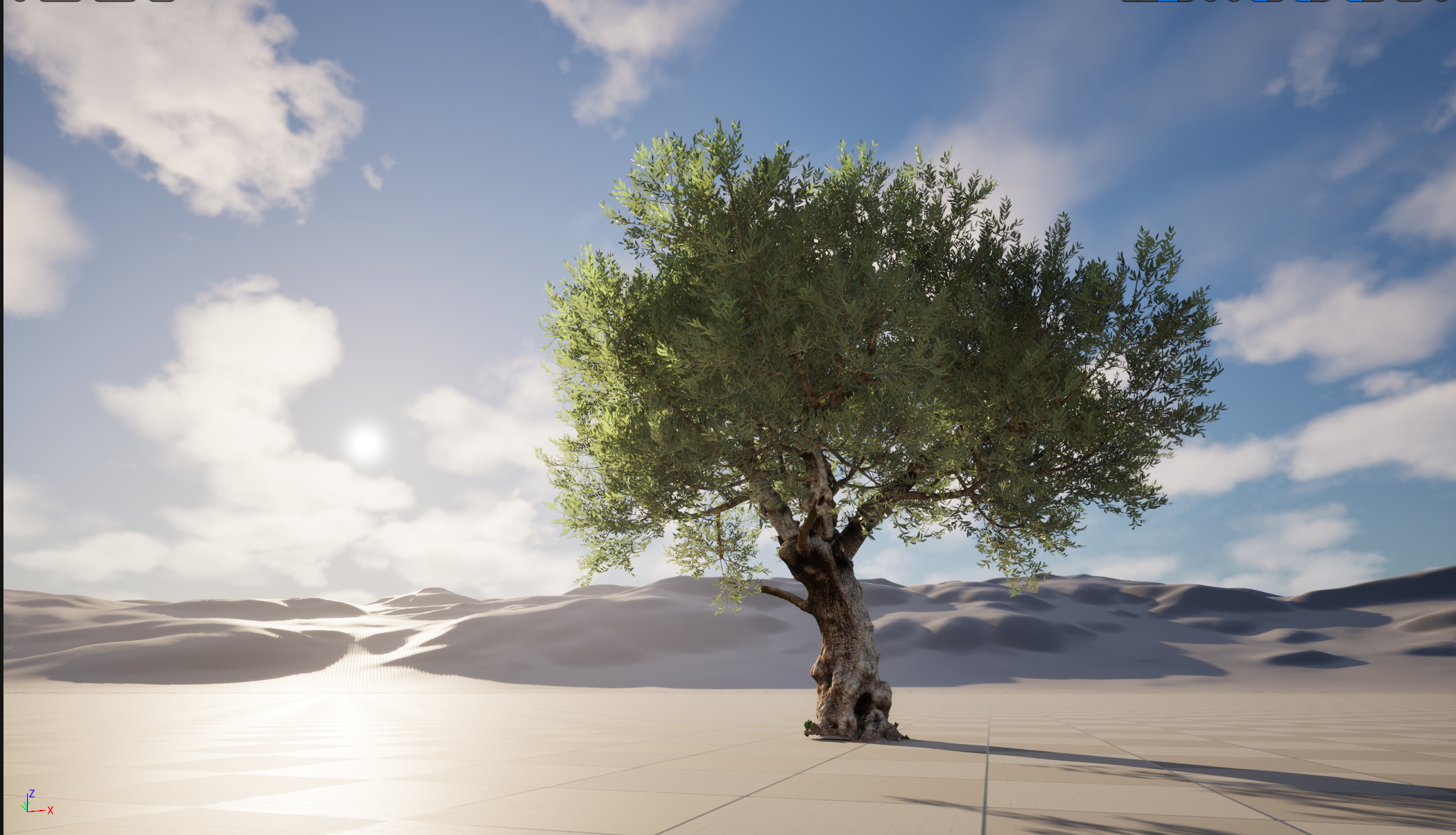 UE5 Nanite Wind Plants - Scanned Olea europaea – Common olive Pack (01-08) - Image 6