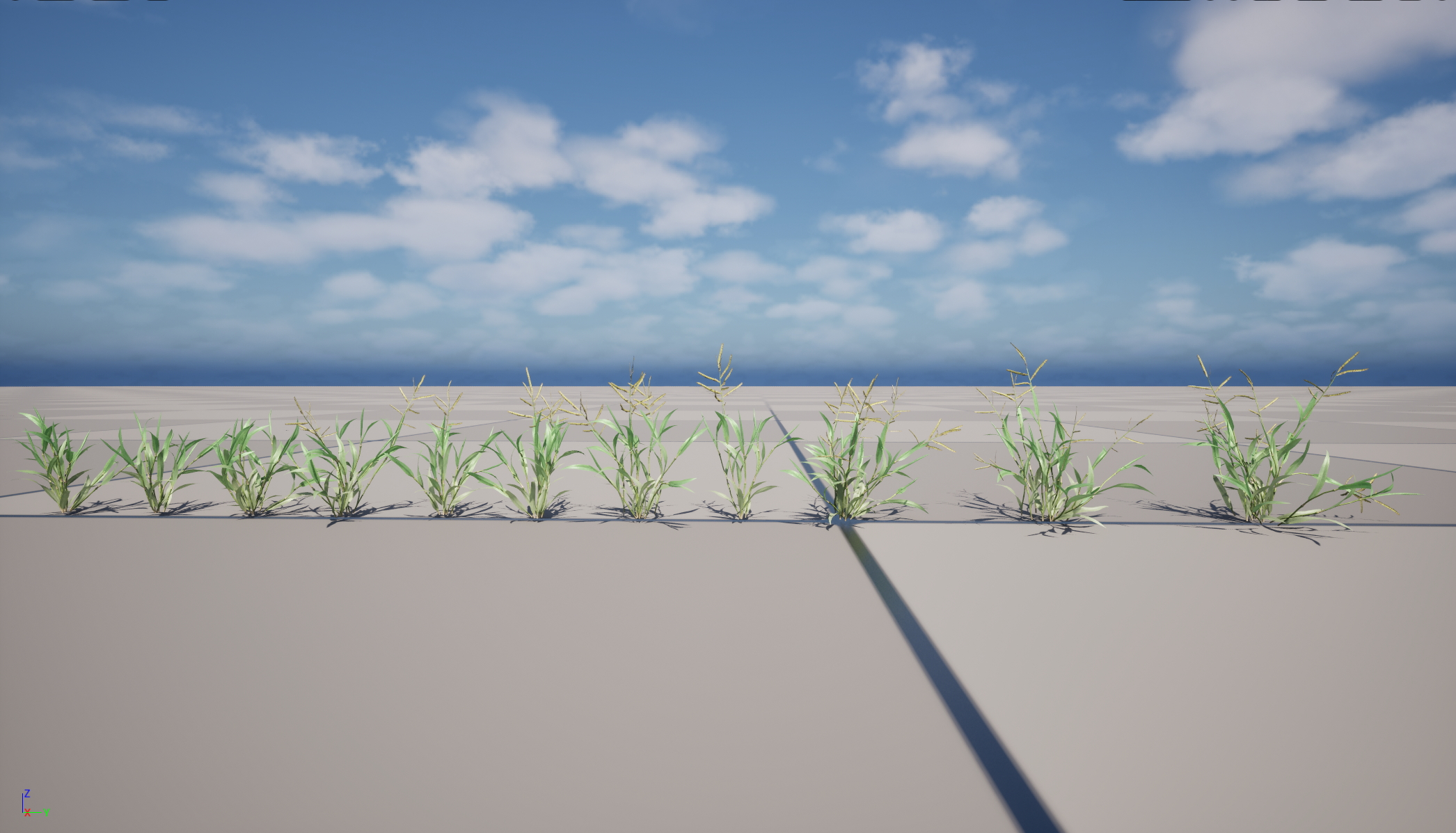 UE5 Nanite Wind Plants - Paspalum wettsteinii -Broadleaf - Image 4