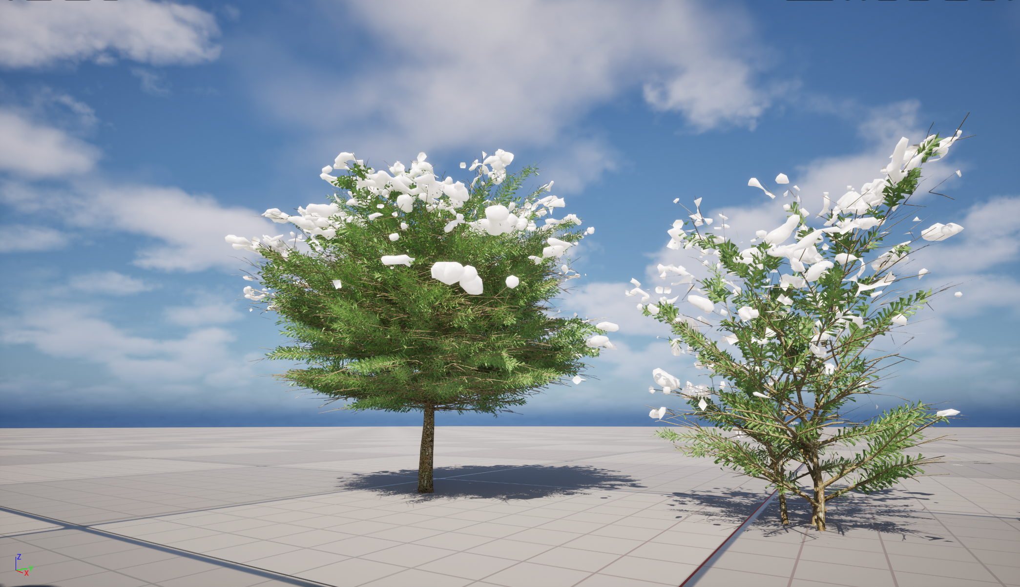 UE5 Nanite Snow Plants – Picea abies Nidiformis – Norway spruce - Image 3
