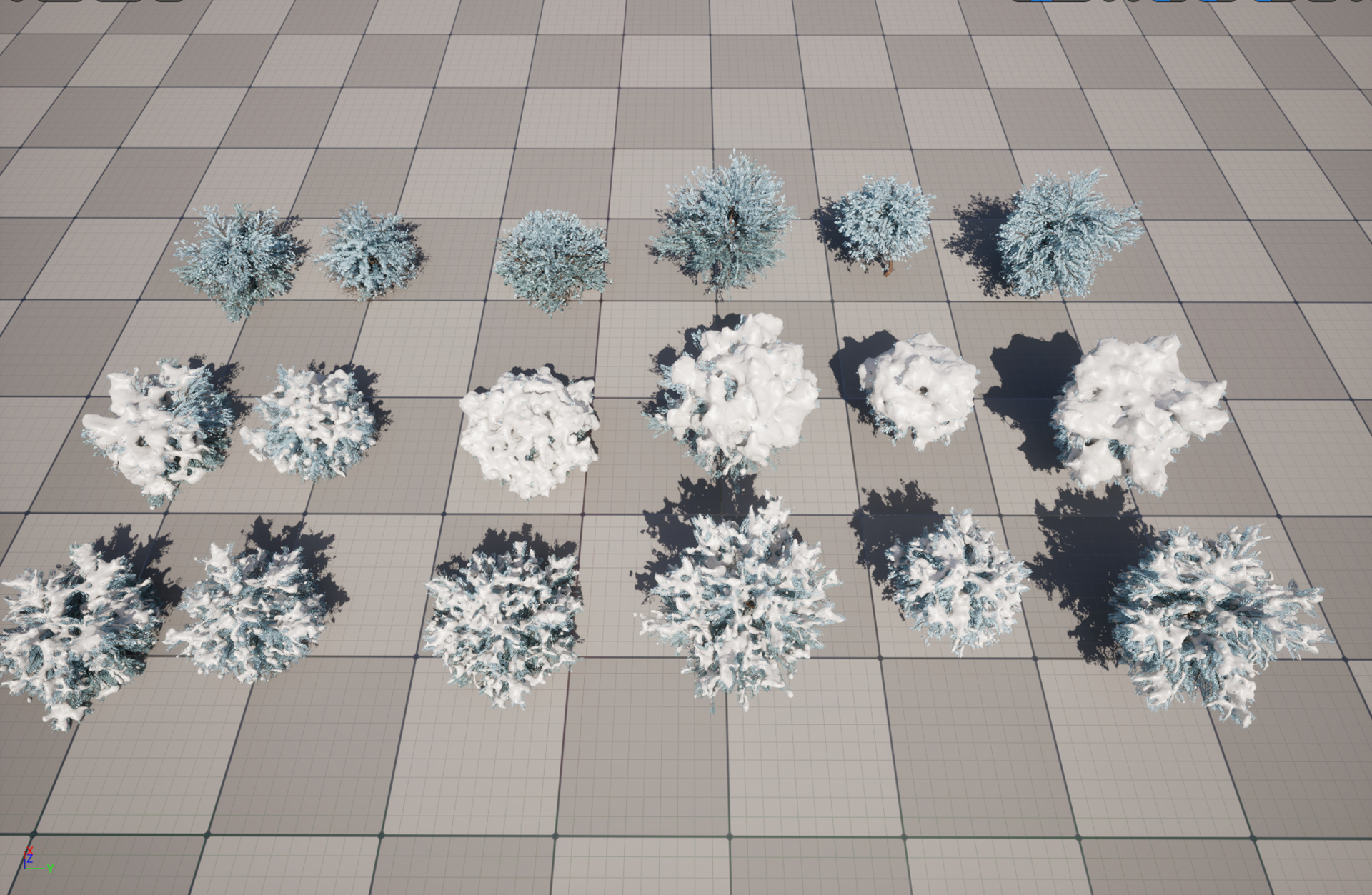 UE5 Nanite Snow Plants – Picea pungens Glauca Globosa – Colorado spruce - Image 2