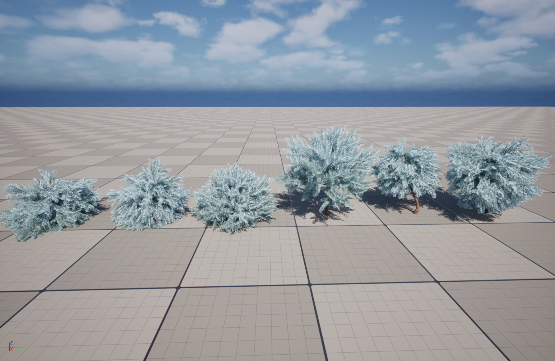 UE5 Nanite Snow Plants – Picea pungens Glauca Globosa – Colorado spruce - Image 10