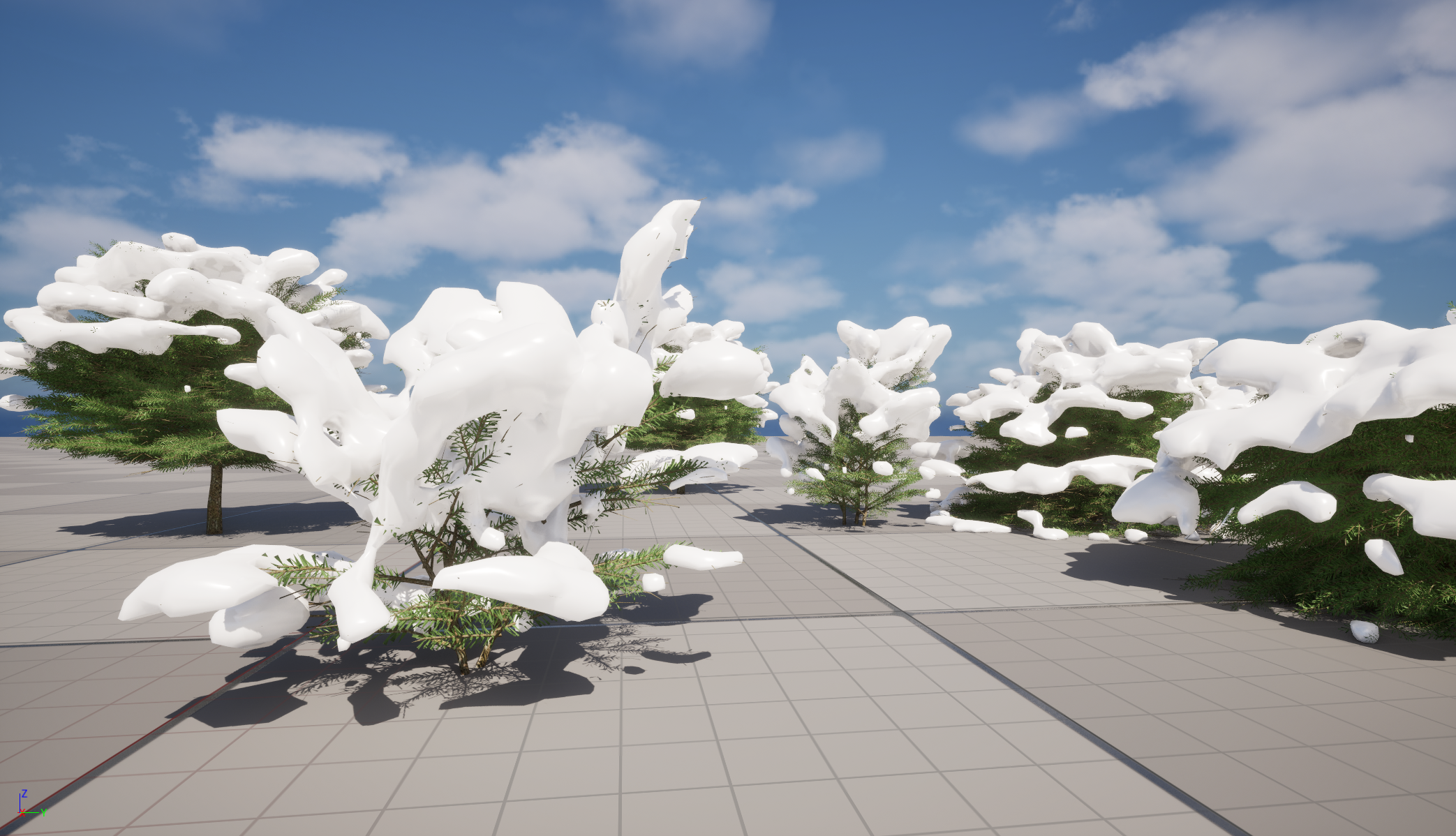 UE5 Nanite Snow Plants – Picea abies Nidiformis – Norway spruce - Image 4