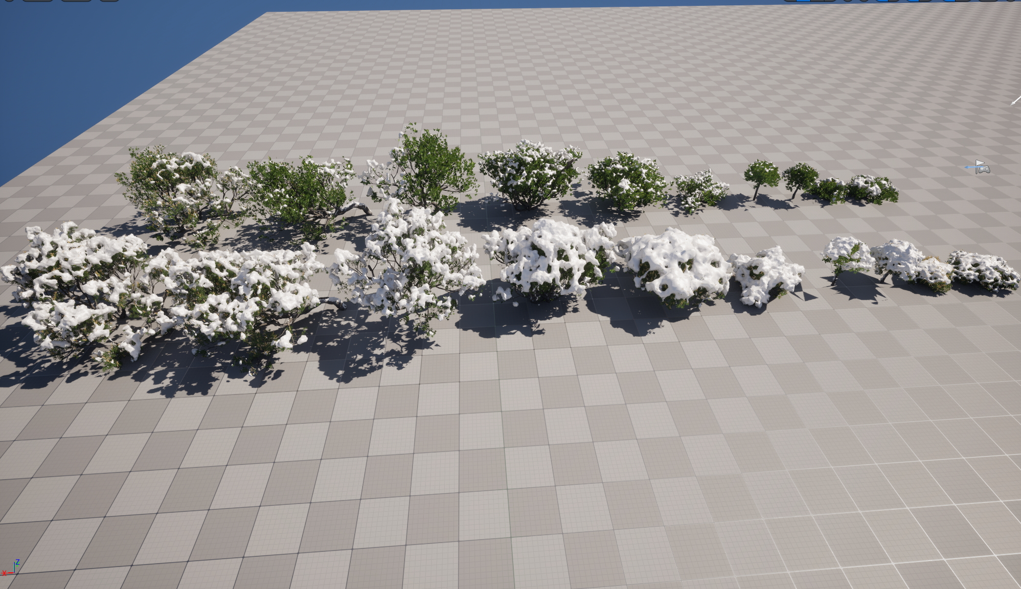 UE5 Nanite Snow Tree – Pinus mugo – Swiss mountain pine - Image 2