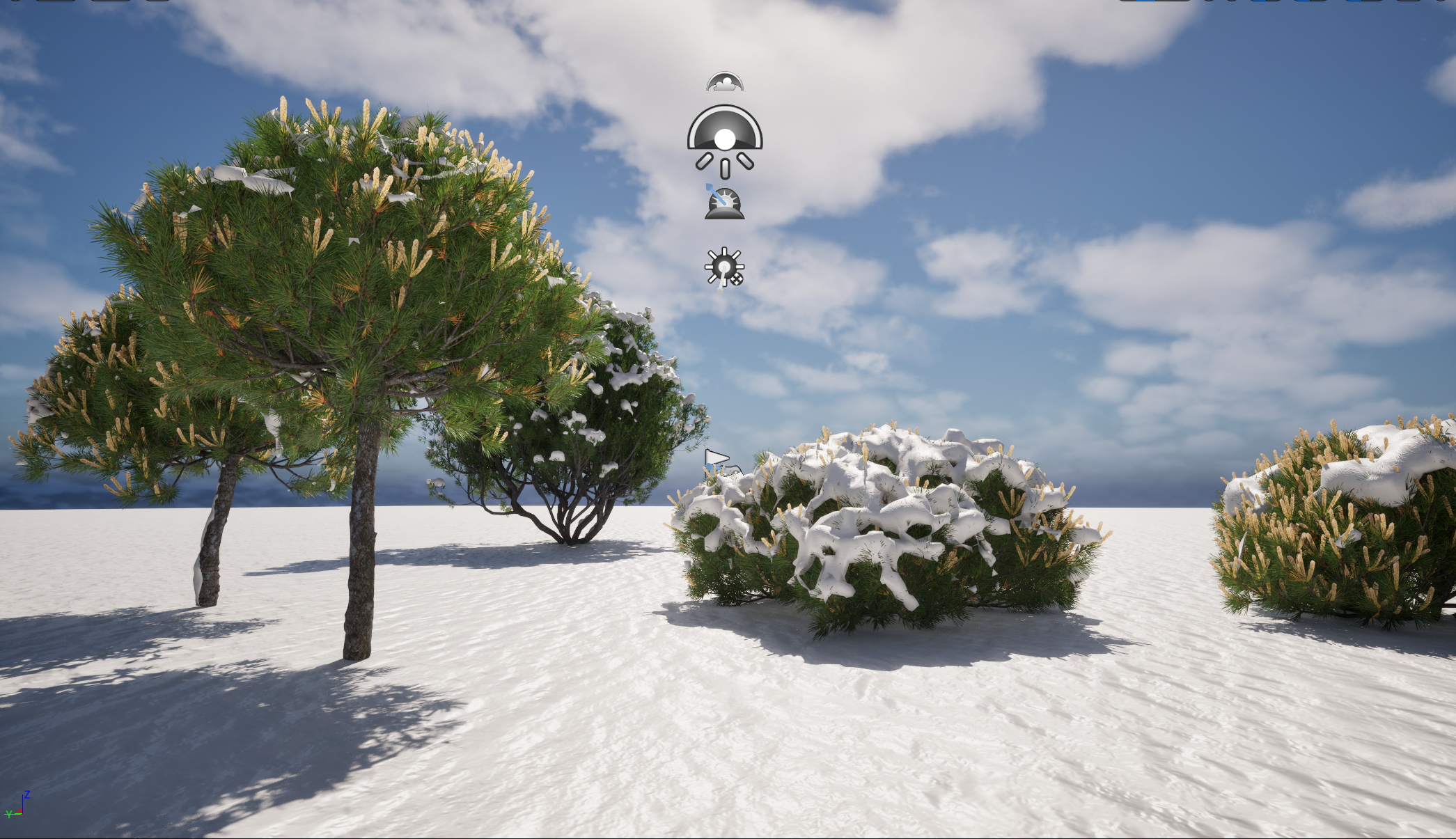 UE5 Nanite Snow Tree – Pinus mugo – Swiss mountain pine - Image 4