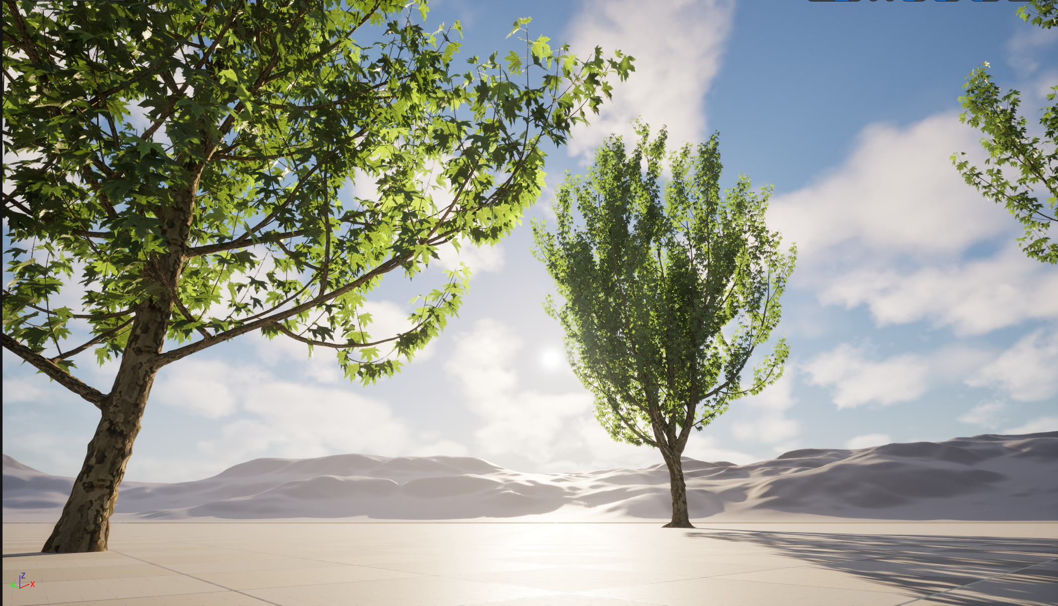 UE5 Wind Plants - Platanus orientalis – Oriental Plane (Nanite+Masked material) - Image 10