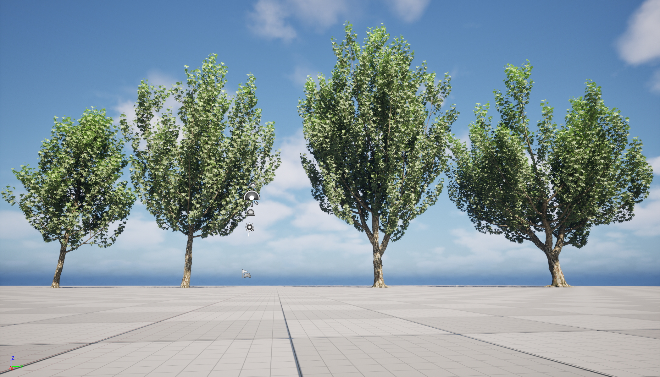UE5 Wind Plants - Platanus orientalis – Oriental Plane (Nanite+Masked material) - Image 6