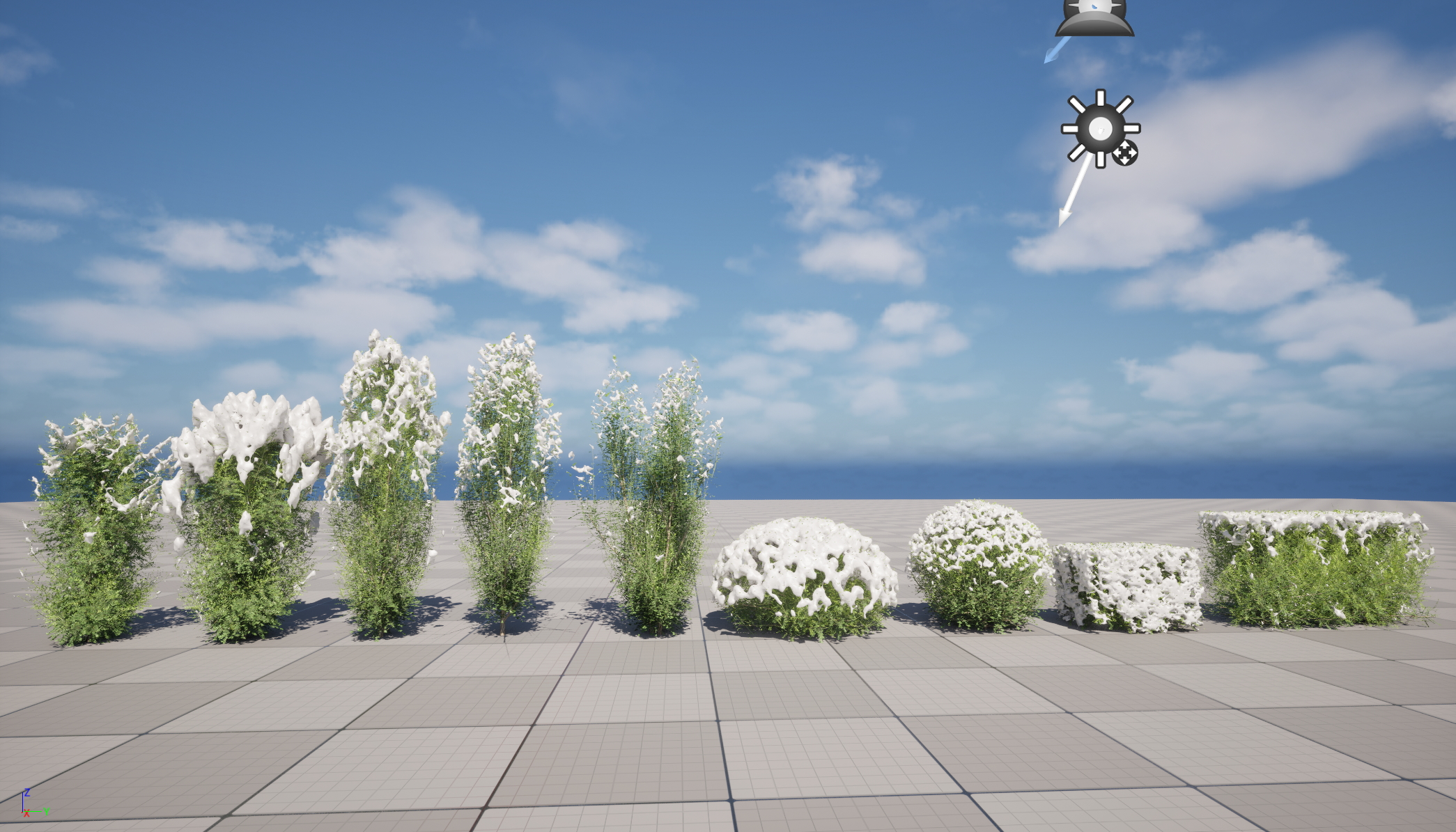 UE5 Nanite Snow Plants – Taxus baccata – English yew - Image 2