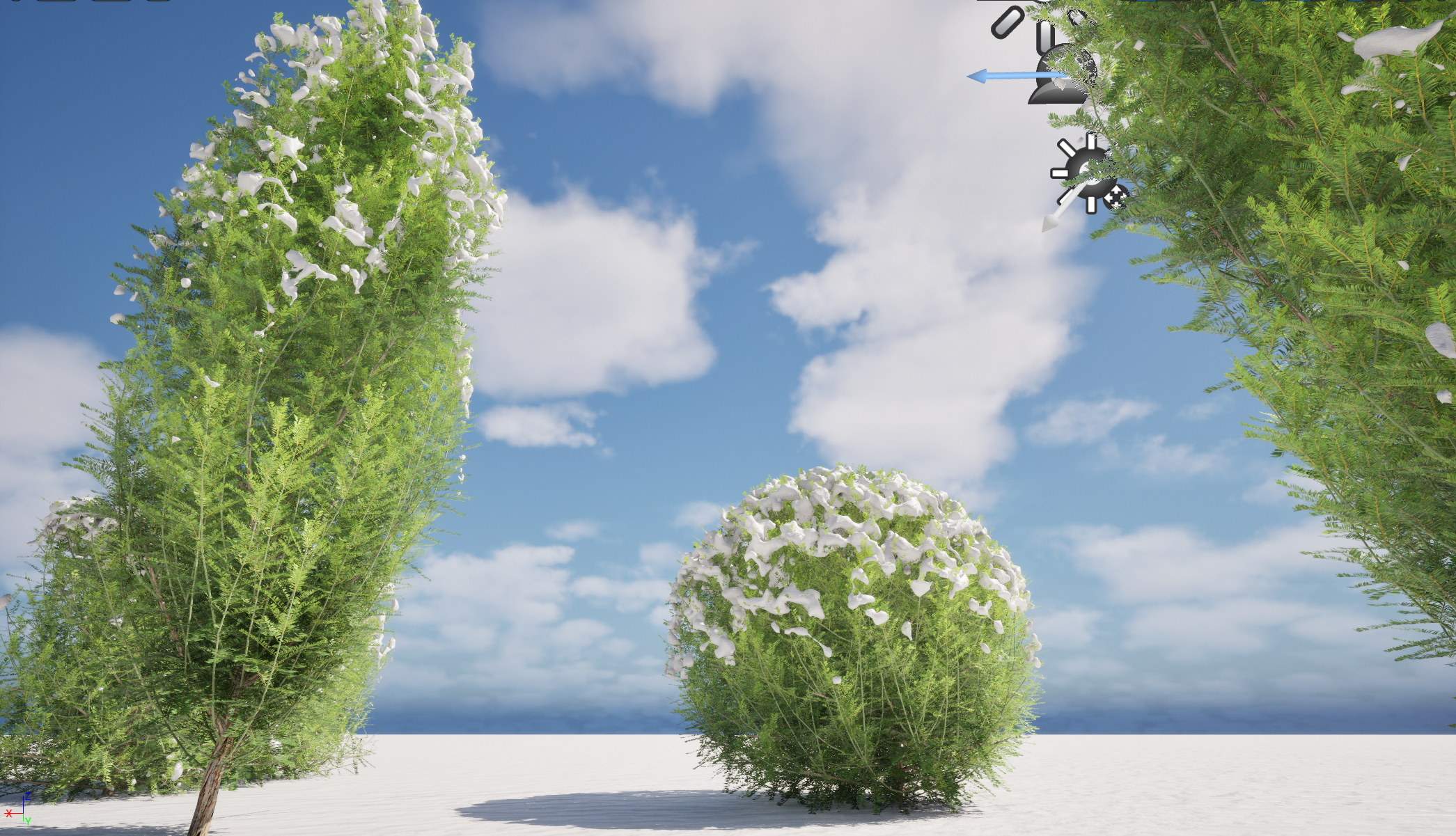 UE5 Nanite Snow Plants – Taxus baccata – English yew - Image 7