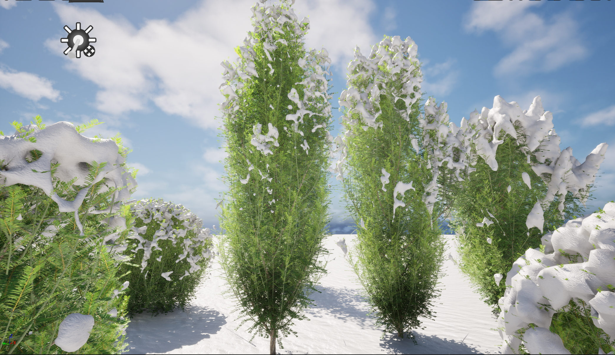 UE5 Nanite Snow Plants – Taxus baccata – English yew - Image 5