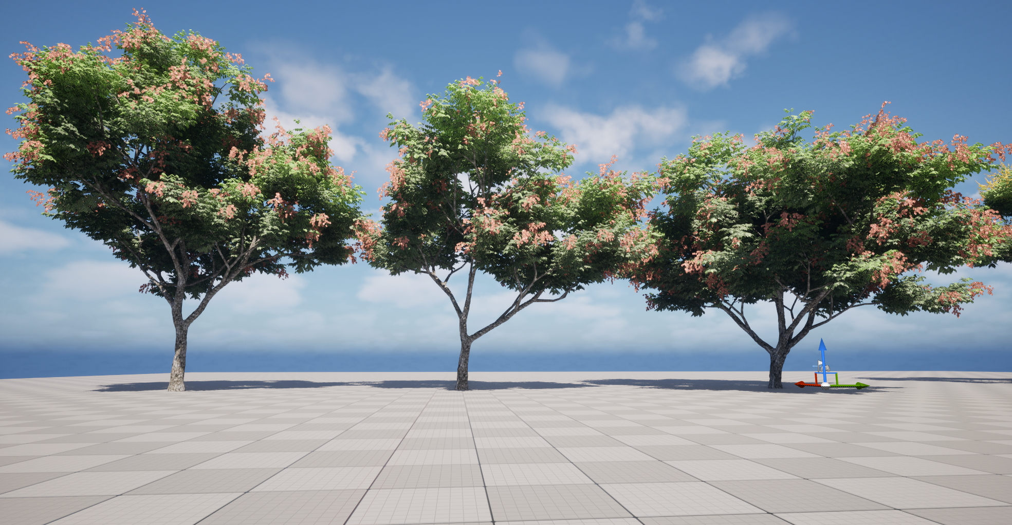 UE5 Wind Plants – Koelreuteria paniculata – golden rain tree - Image 2