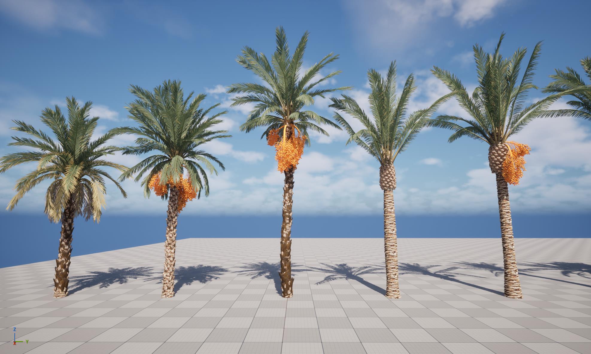 UE5 Wind Plants – Phoenix dactylifera - Date palm - Image 2