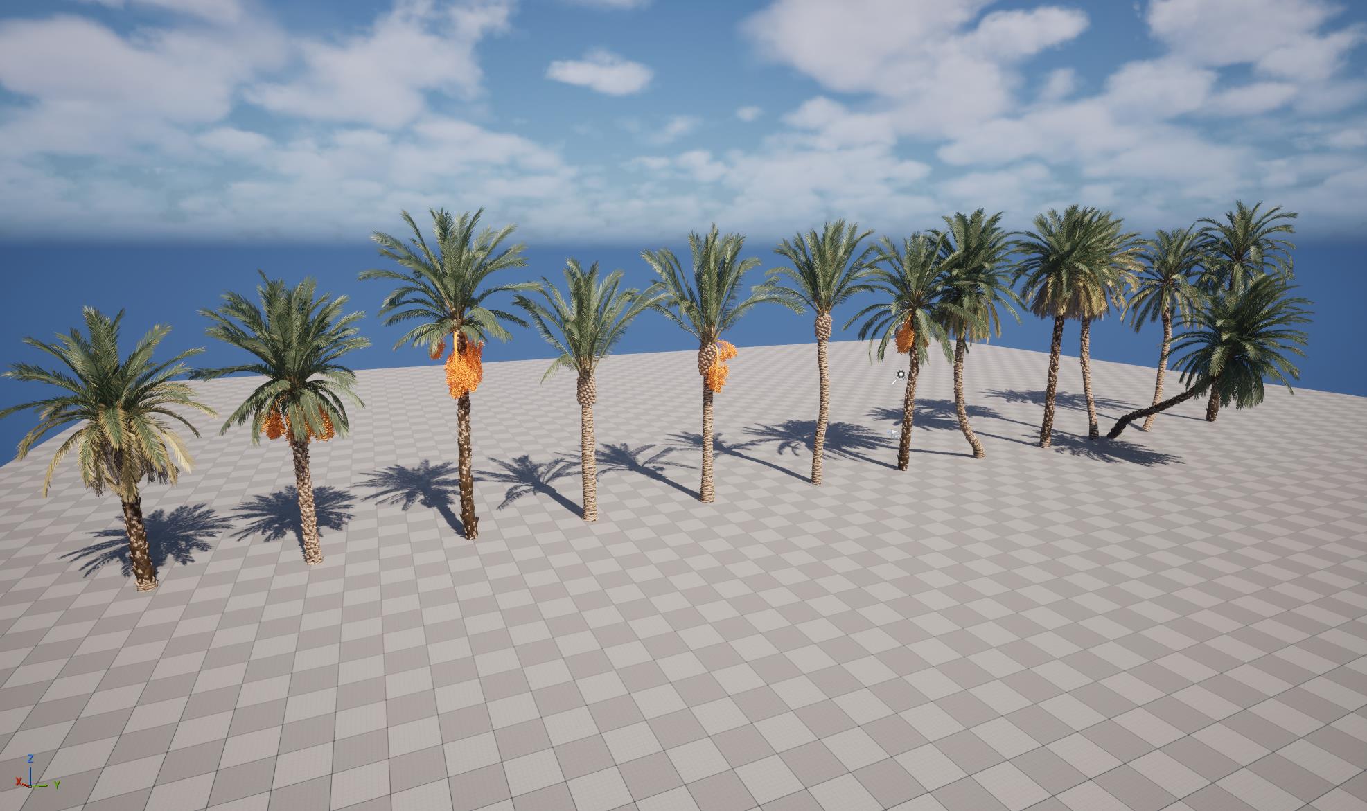 UE5 Wind Plants – Phoenix dactylifera - Date palm - Image 3