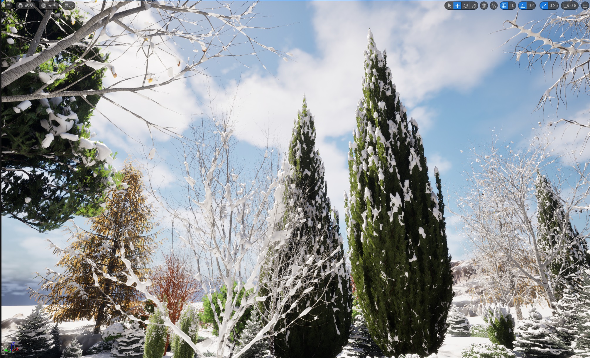 Winter Snow Forest Trees Pack 55 - Image 11