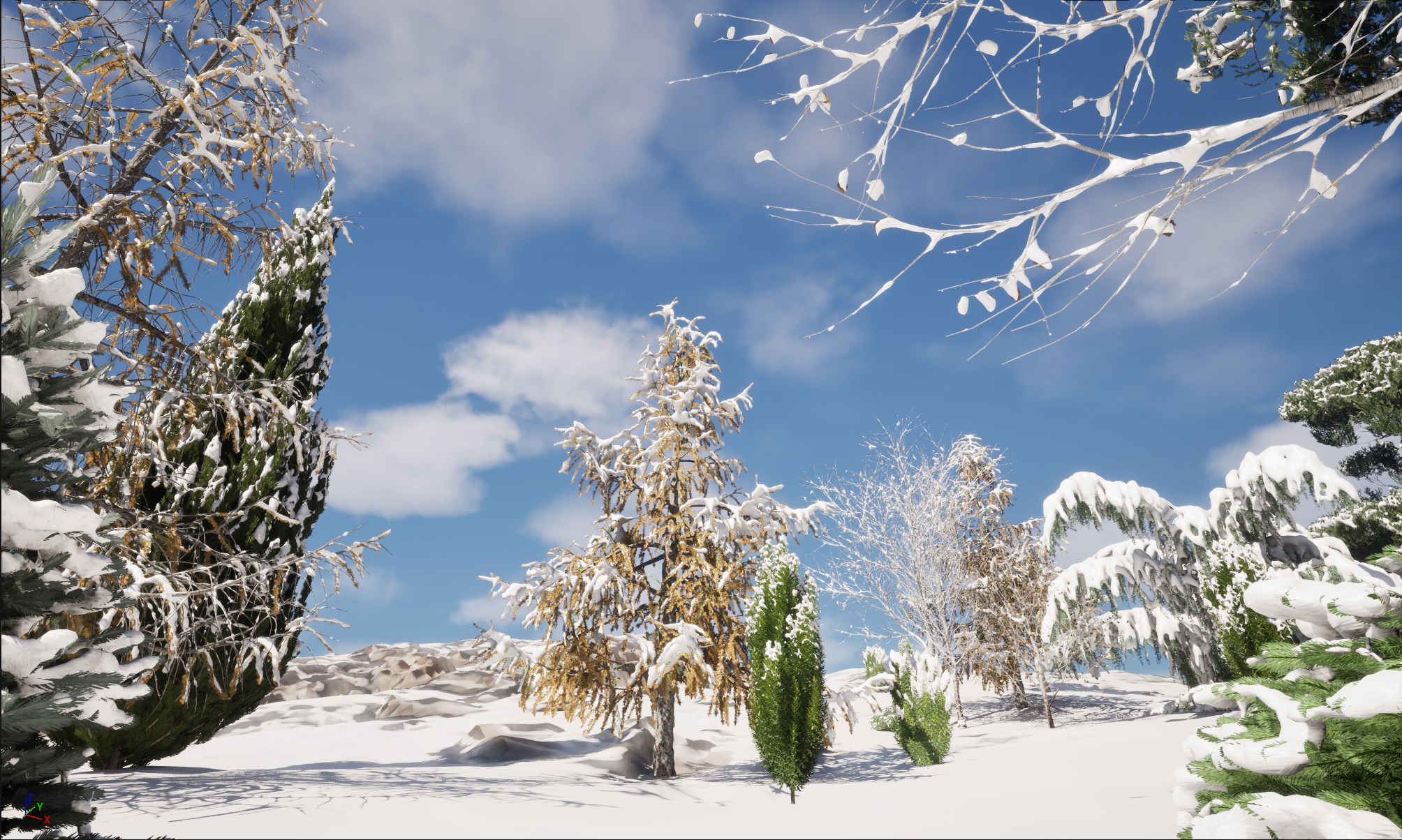 Winter Snow Forest Trees Pack 55 - Image 9