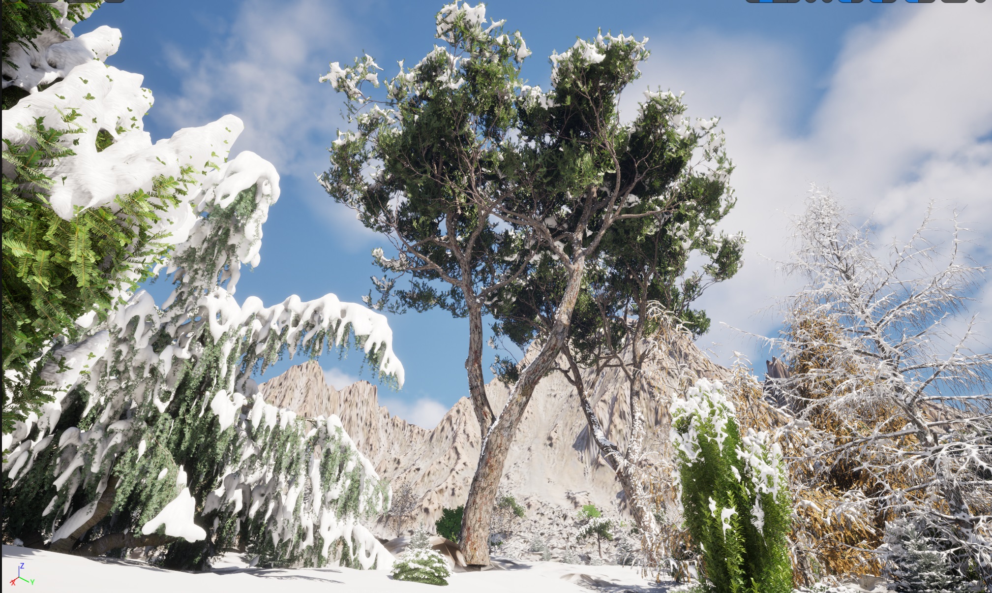 Winter Snow Forest Trees Pack 55 - Image 5