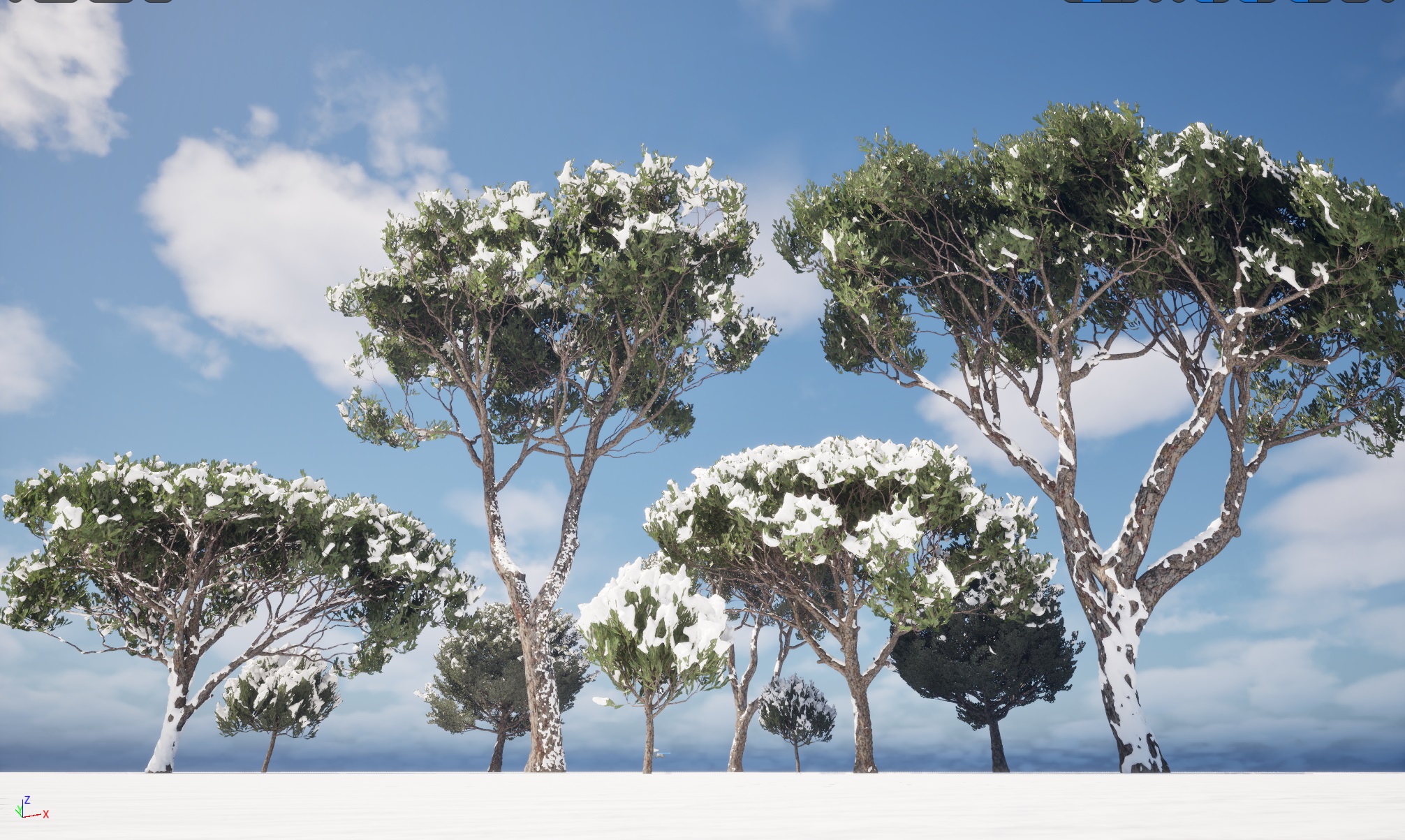 Winter Snow Forest Trees Pack 55 - Image 24