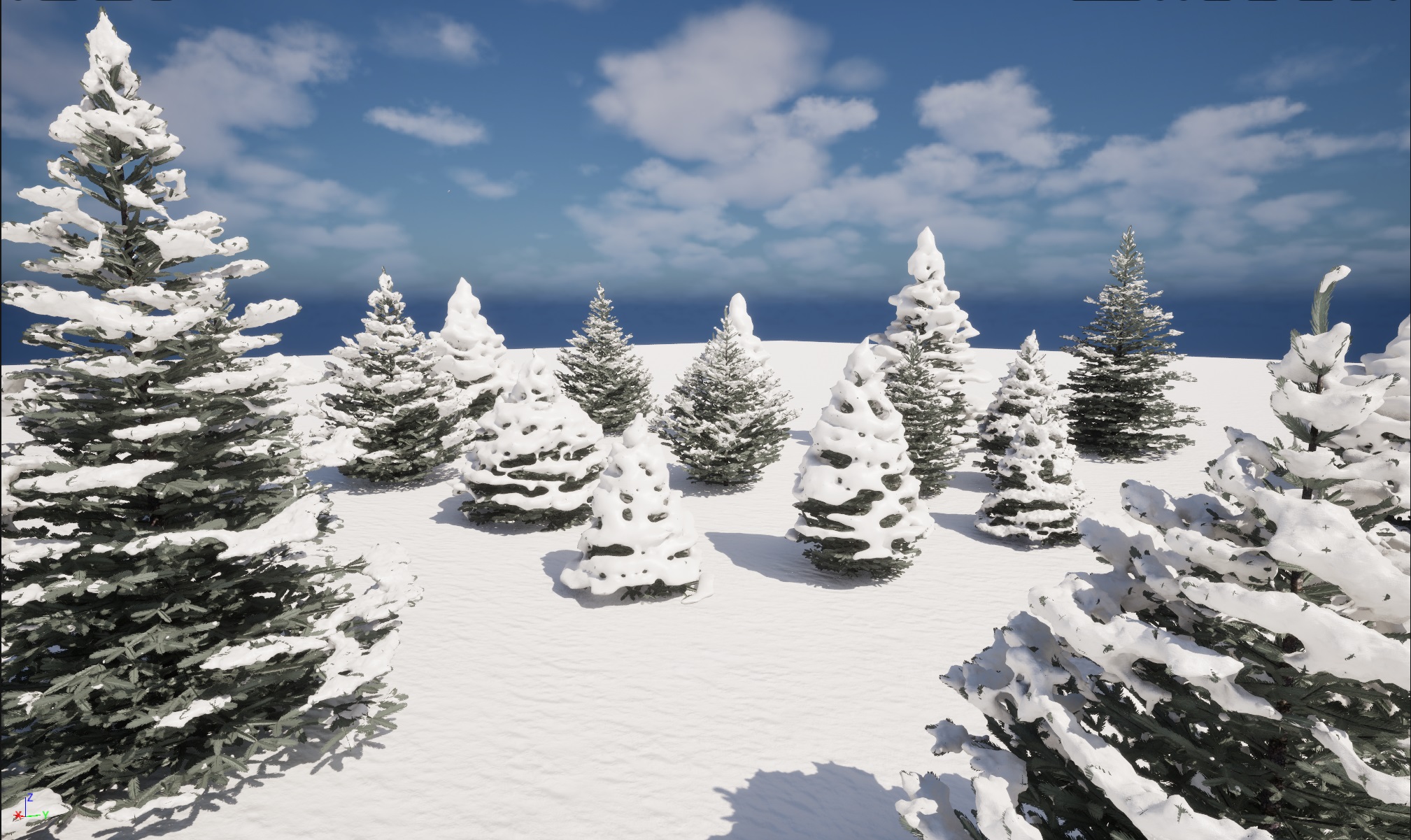 Winter Snow Forest Trees Pack 55 - Image 21