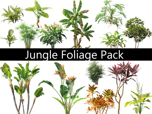Jungle Foliage Pack 16